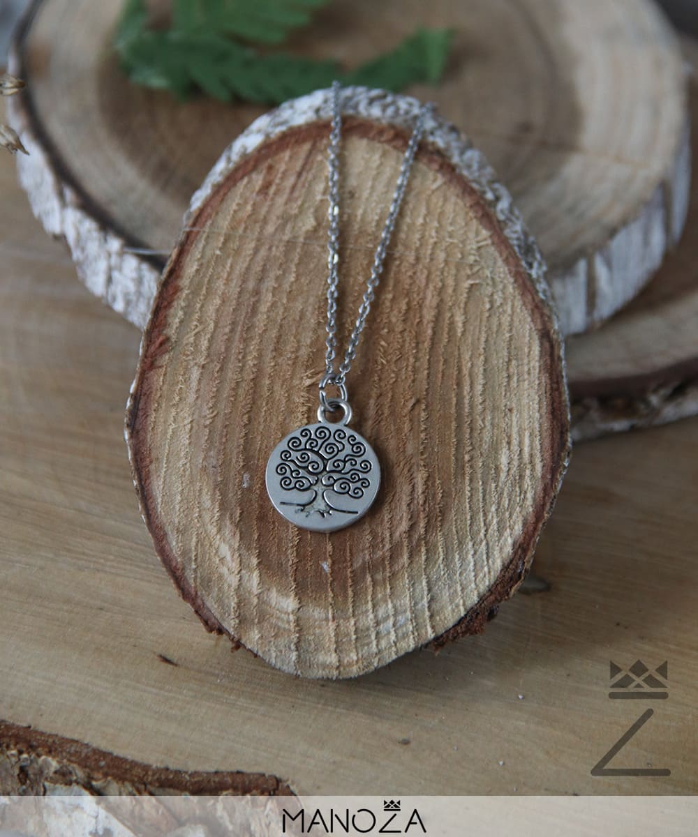 Collier Médaille Arbre de Vie