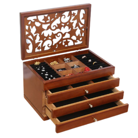 Coffre à Bijoux en Bois