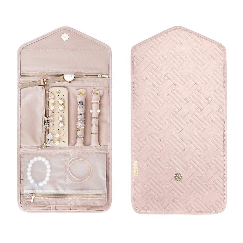 pochette bijou rose
