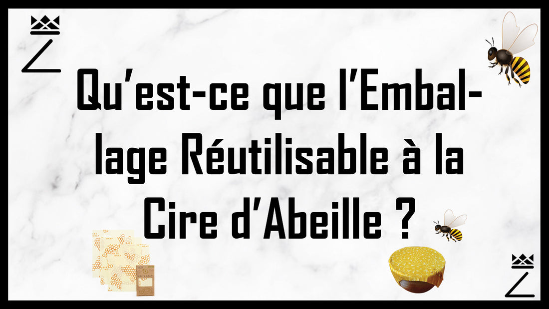 emballage réutilisable à la cire d'abeille 