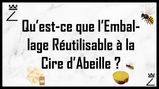 emballage réutilisable à la cire d'abeille 