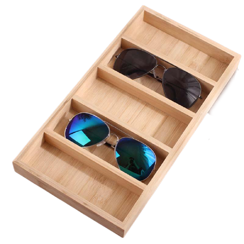 plateau à lunettes en bois